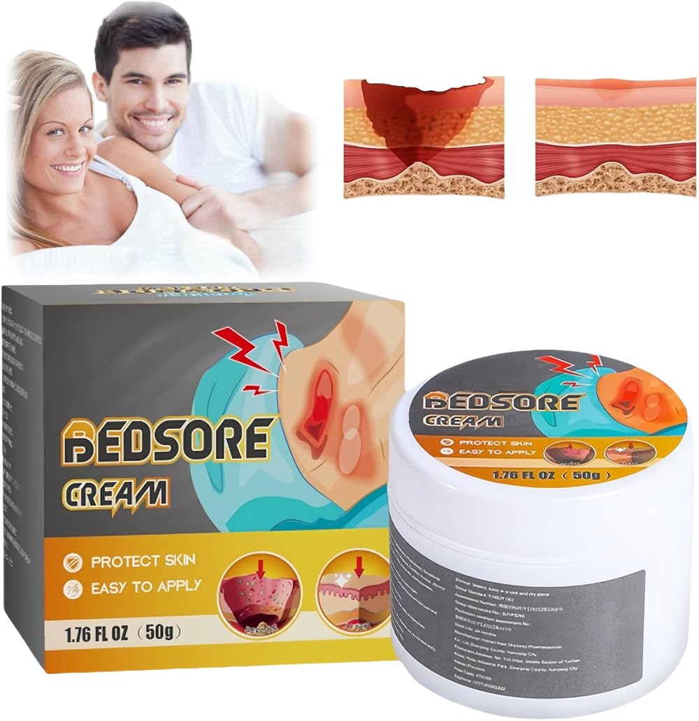 Jinjiar 50g Bed Sore Cream, Healing Gel for Wounds & Pressure Sores