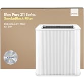 BLUEAIR Genuine 211+/211+ Auto Air Purifier Replacement Filter, SmokeBlock | Authentic 211+/Auto Filter, Captures 99.9% of Wildfire Smoke for Blue Pure 211+/Auto Only. HEPASilent Technology