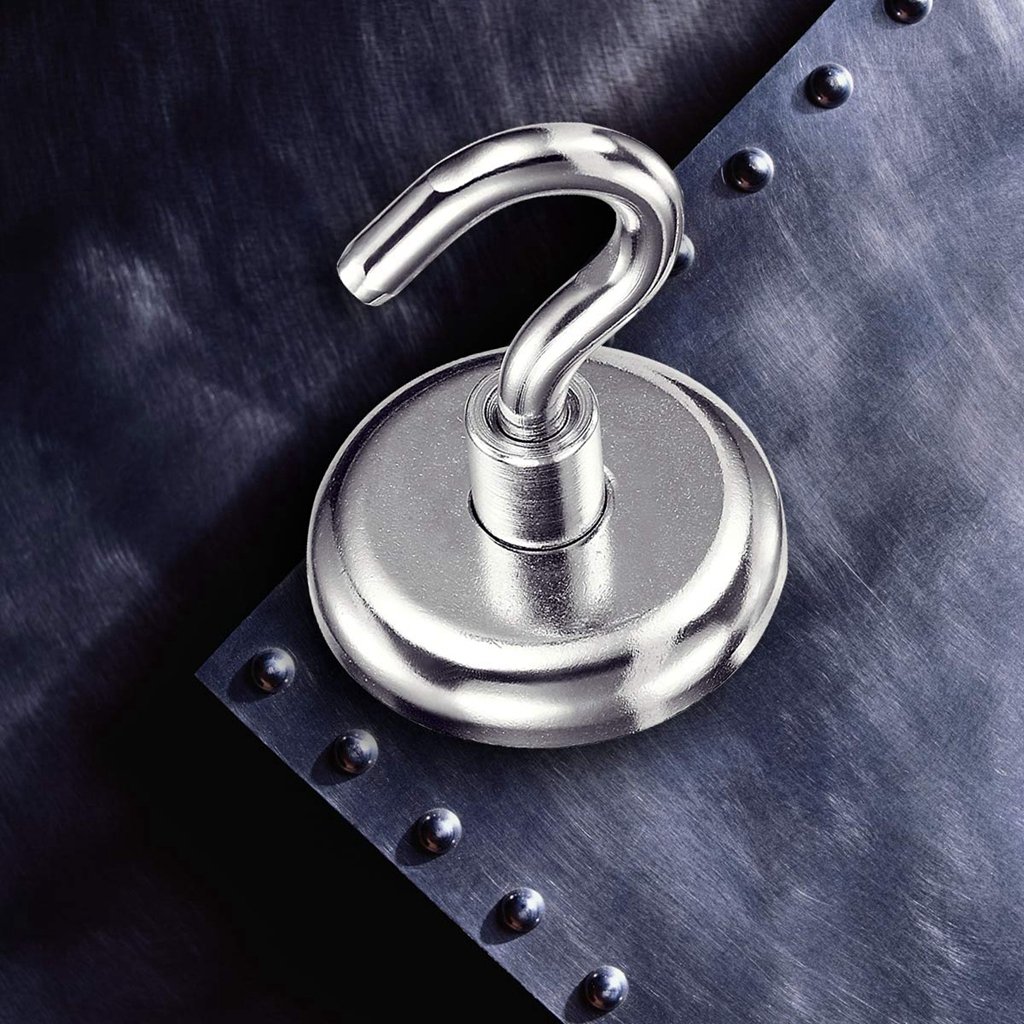 6 Stück Magnet Haken Magnethaken extra Stark Magnetische Haken aus