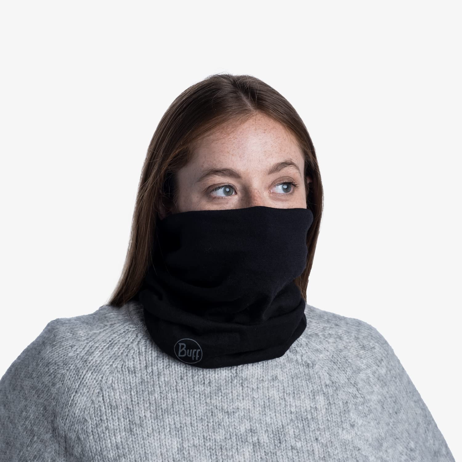 BUFF® Merino Midweight Schlauchschal Schwarz Unisex Erwachsene 6