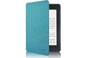 CoBak Kindle Paperwhite Case - All New PU Leather Smart Cover with Auto Sleep Wake Feature for Kindle Paperwhite 10th Generation 2018 Released, Sky Blue