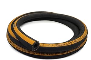 HOLDWIN Sandblast Hose 1/2" ID, 1" OD,10 Ft Long Heavy Duty Rubber Sandblaster Hose Sandblasting Gun Sandblaster Cabinet