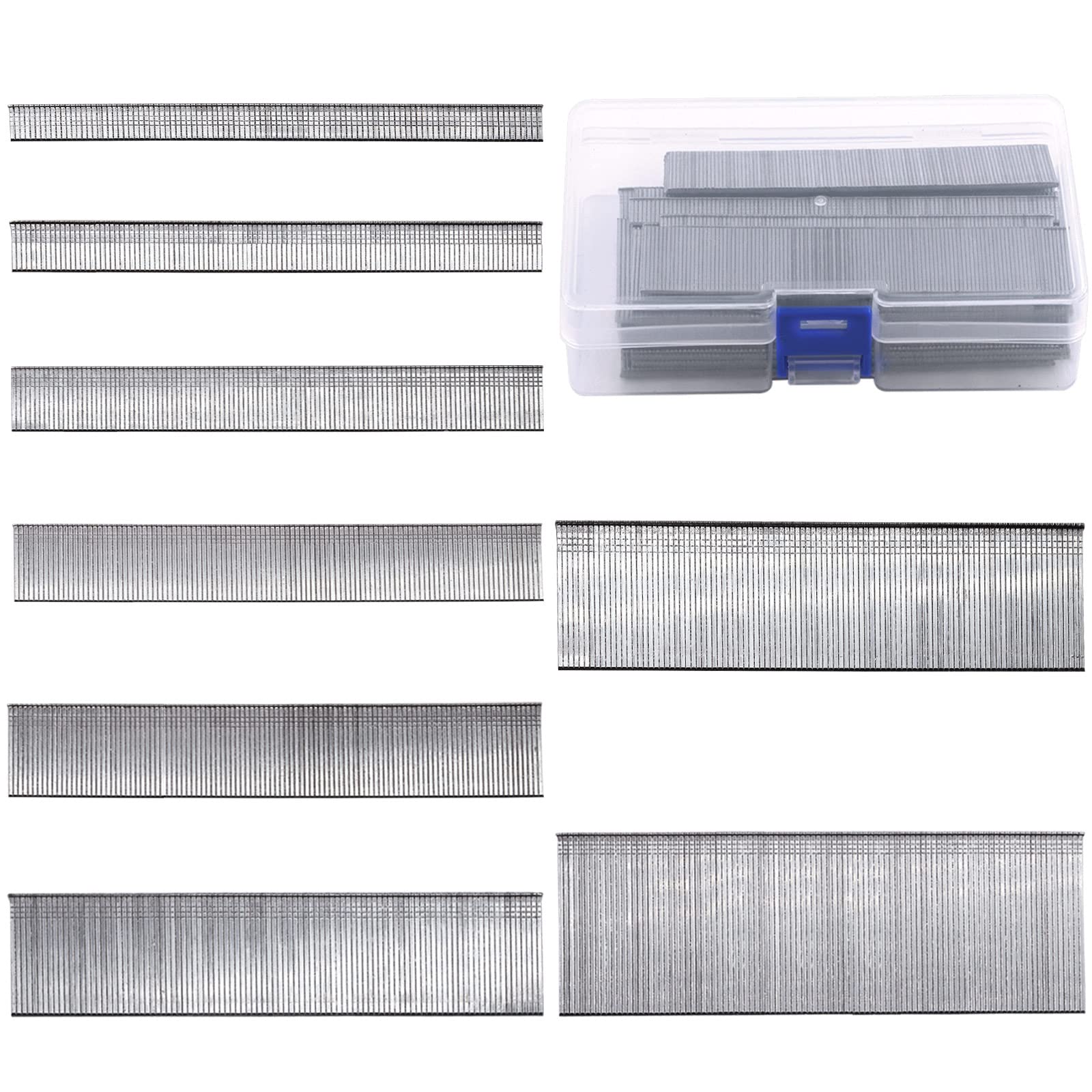 Swpeet 5000 PCS Brad Nails Multi-Length Galvanized Straight Finishing Nail (F50 (2 Inch))