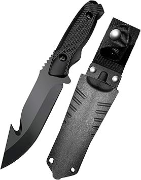 Amazon シースナイフ Wlikn 5cr15mov鋼製 切れ味良い サバイバル ナイフ アウトドア用 フルタング構造 握りやすい 専用シース付き 便利携帯ナイフ 登山 料理 釣り 家庭用 キャンプ アウトドア包丁 品質保証書 Wlikn シースナイフ