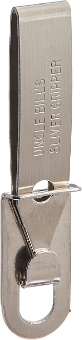 Sliver Gripper 2 Pack Keychain Tweezers USA Made Polished Stainless Steel view 2