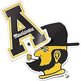 Desert Cactus Appalachian State University Mountaineers App State Yosef Sticker Vinyl Decal Laptop Water Bottle Car Scrapbook (4 Inch Set V1 Yosef)