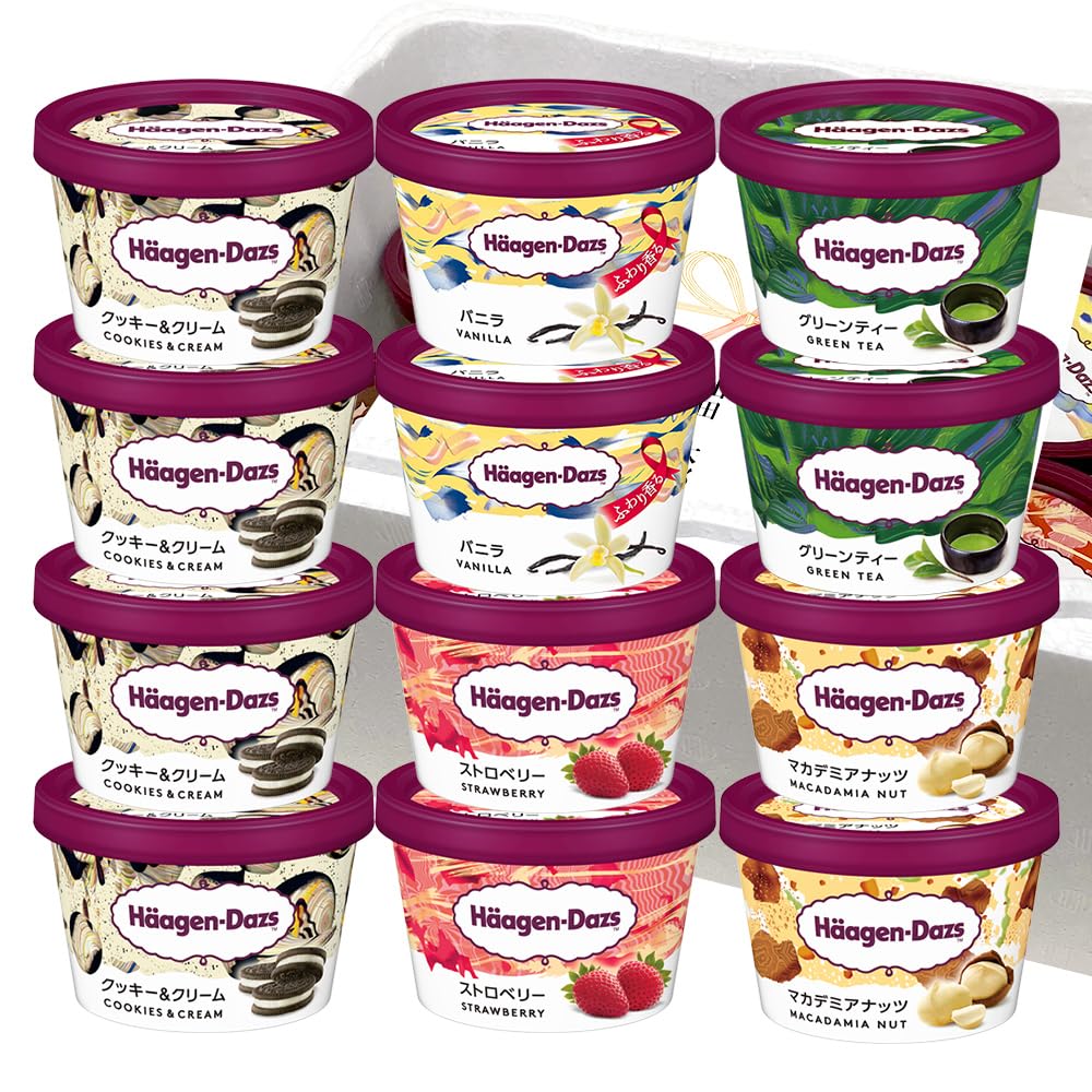 ハーゲンダッツ ミニカップ 5種類 12個の商品画像