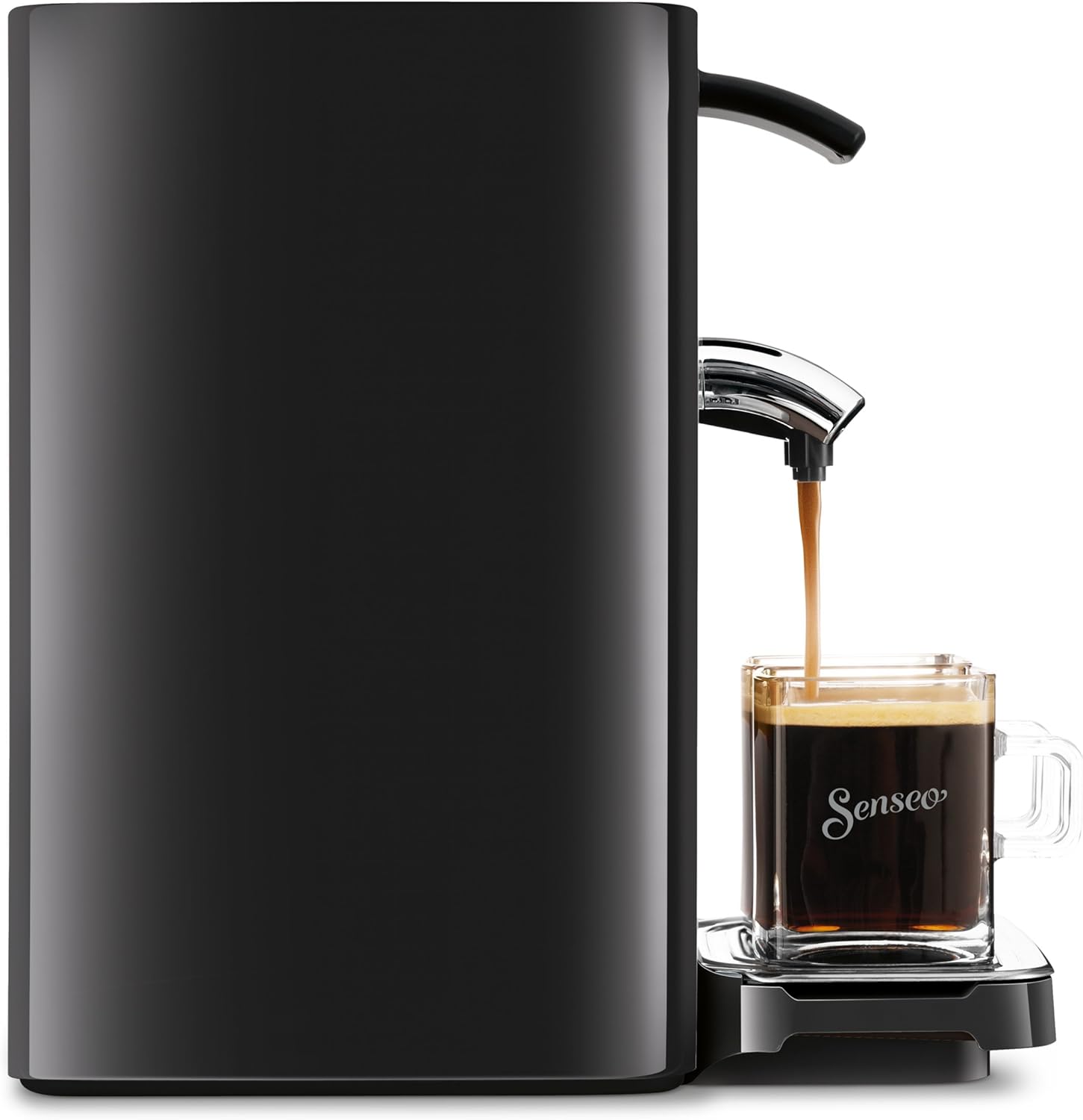 Kaffeematik - ein Tassen Kaffeemaschine, Philips HD7865/60 Senseo Quadrante Kaffeepadmaschine, Edelstahl