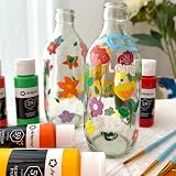 Artecho 18 Color Acrylic Paint Set 2 oz with 10 Brushes Non-Toxic view 6