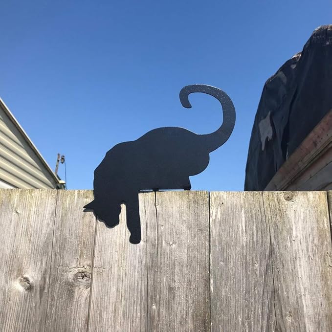 Steel Images Cat Fence Topper Amazon.co.uk Garden & Outdoors
