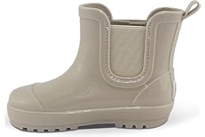 BEARPAW Toddler Rain Boots, Waterproof Rubber Kids Rainboot, Girls/Boys Light Water Shoes for Muddy Park/Hiking