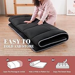 WhatsBedding Japanese Floor Mattress Futon Mattress