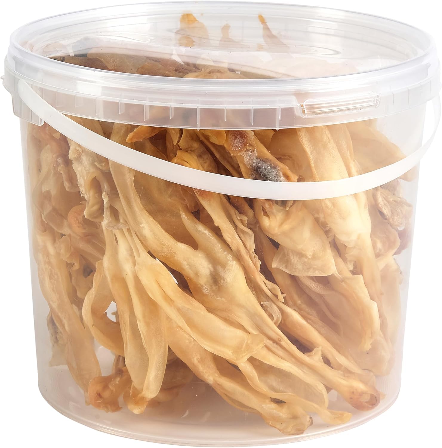 Premium Rabbit Ears Without Fur Dog Treats, 5L Tub — image 1