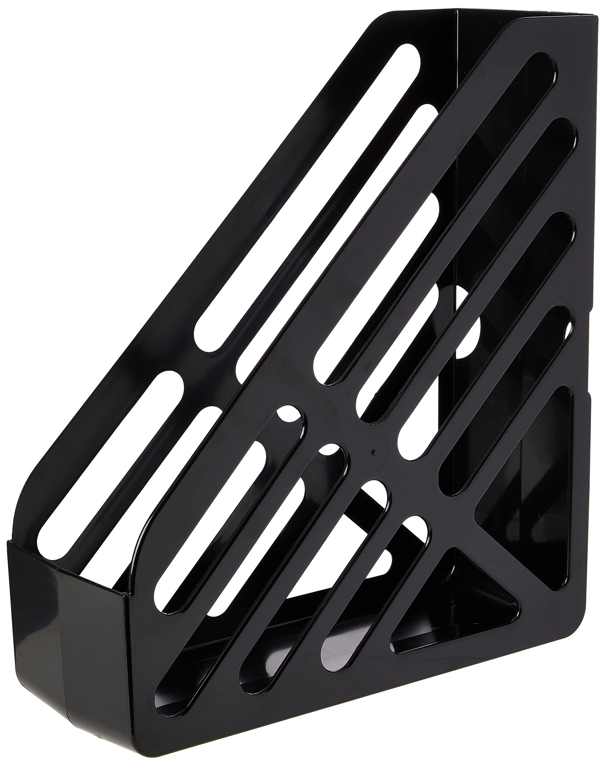 5 Star Magazine Rack File Foolscap Black
