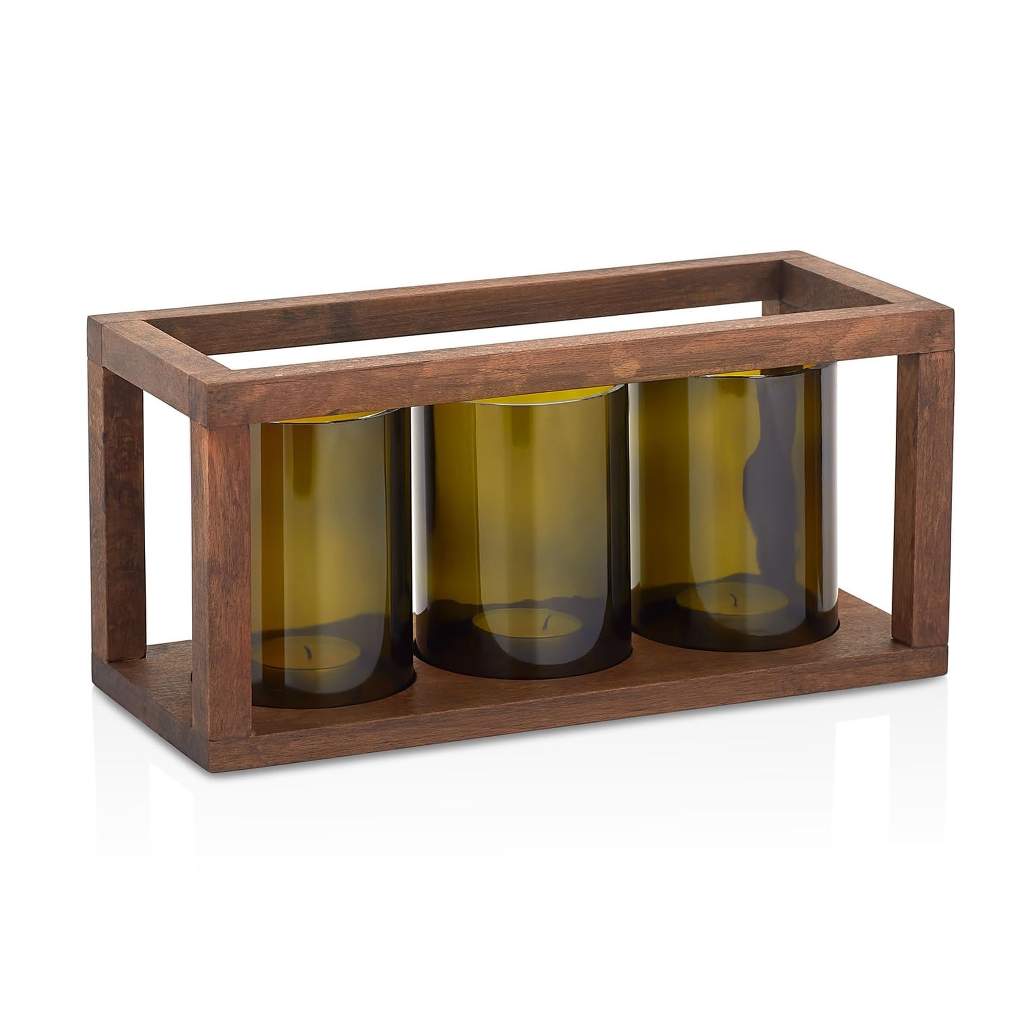 WELL HOME MOBILIARIO & DECORACIÓN Wine Bottles Style Candle Holder