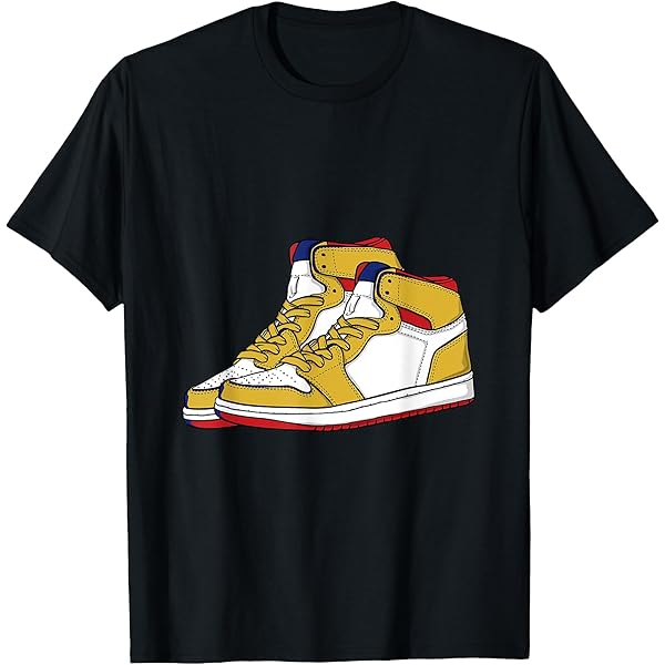 multi color jordan 1 shirt