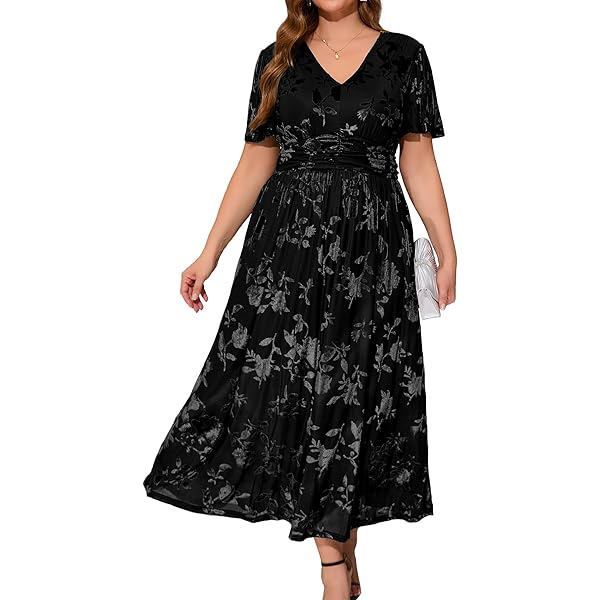 sachin and babi light blue dress Alex Evenings 2 piece black velvet dress and bolero with rhinestone trim  size 8 main image 1