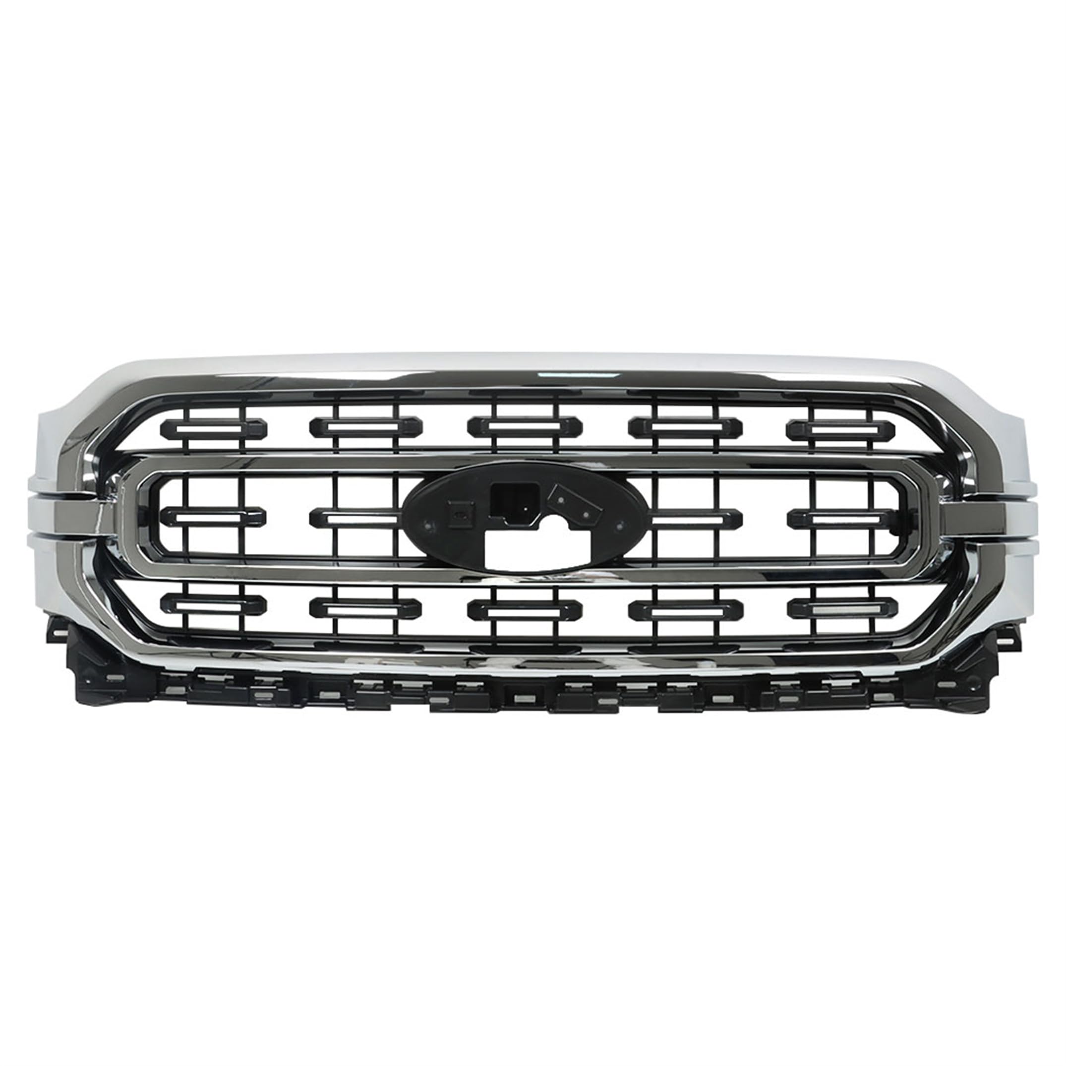 Chrome Front Bumper Grille Replacement for 2021-2023 Ford F150 | ATVWRLOD