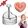 Heart-shaped Onigiri Mold, Stainless Steel Rice Ball Mold, Valentines Day Gifts for kids, Heart-shaped Spam Musubi Mold