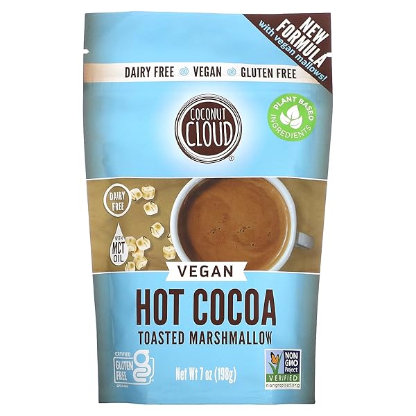 COCONUT CLOUD DAIRY-FREE TOASTED MARSHMALLOW HOT COCOA, 7 OZ