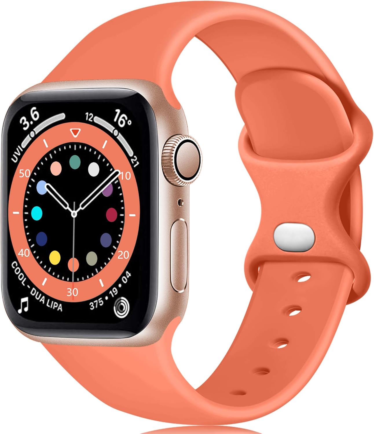 Epova Silicone Strap Compatible with Apple Watch Strap 44mm 42mm 45mm 46mm 49mm