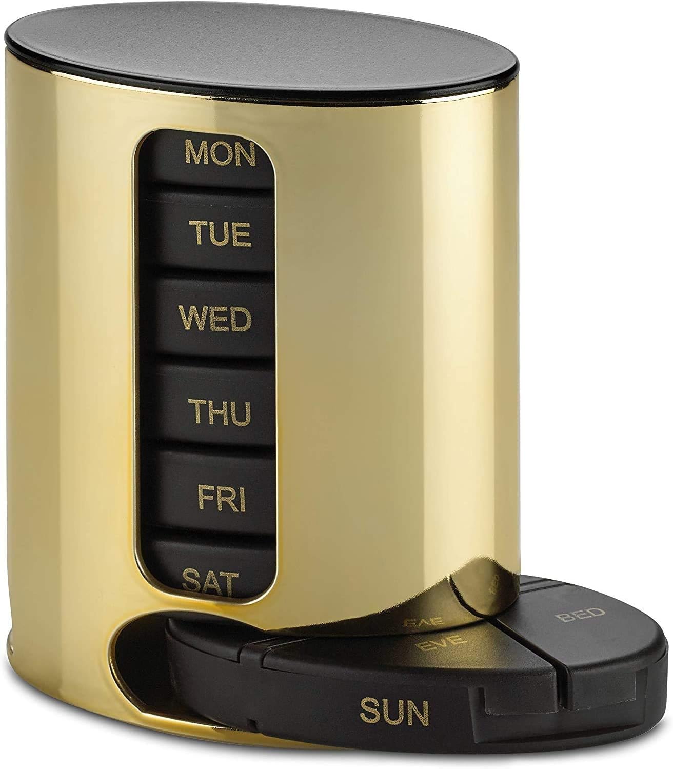 Daily Pill Organizer, (4 Times a Day) Stackable Medication Reminder