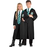 SUIT YOURSELF Slytherin Robe Halloween Costume Accessory for Kids, Harry Potter, Large/Extra Large, Includes Crest, Hood