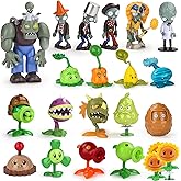 JHESAO 22PCS Plants and Zombies Toys Action Figures PVZ Toys Set 1 2 Series Great Gifts for Kids and Fans, Birthday and Christmas Party New