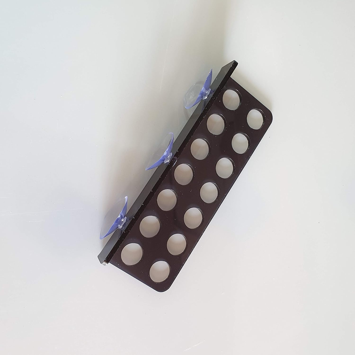 Reef-Geeks Laser Cut Acrylic 14-Hole Frag Rack for Aquarium, Black - Image 4