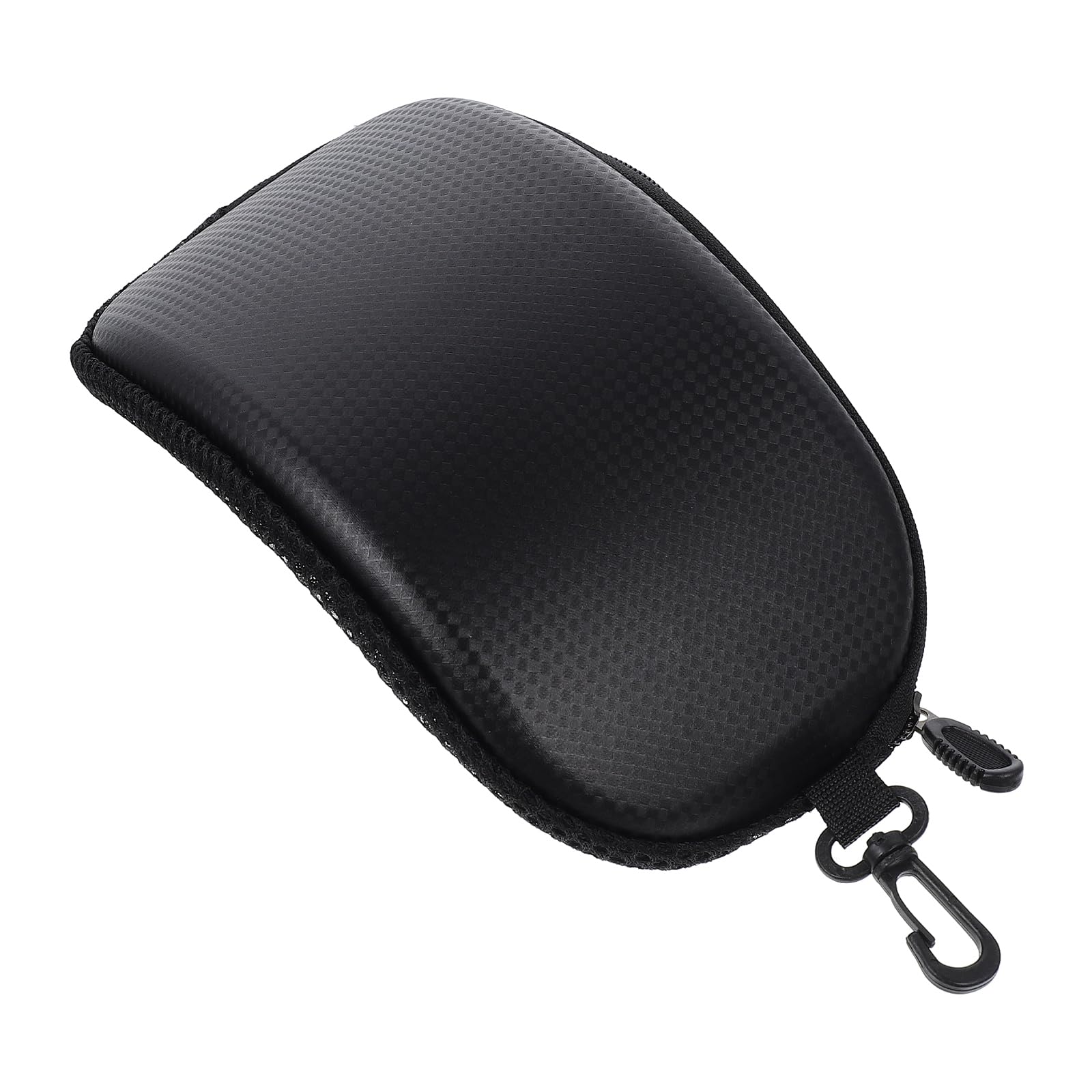 ABOOFAN Ski Goggle Case Portable Shockproof Goggles Glasses Box with Zipper Crush Resistance Goggles Holder for Women Men, Black, 22X12.5X7CM