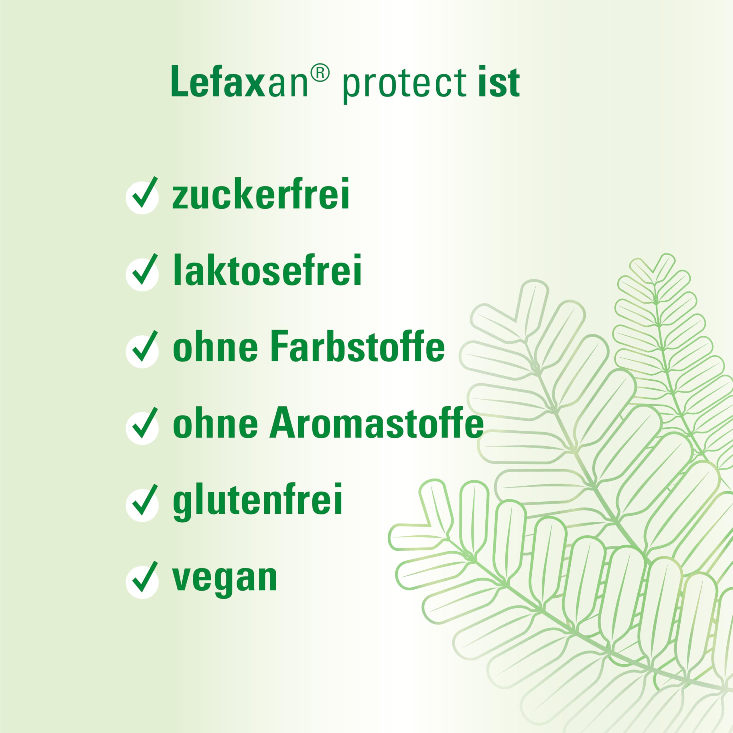 Lefaxan® protect | bei wiederkehrenden funktionellen Blähungen mit Blähbauch und gasbedingten Bauchschmerzen | für die Stärkung der natürlichen Darmbarriere | 15 Kapseln 6