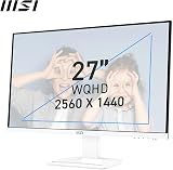 MSI PRO MP273QW E2 27 Inch WQHD IPS Monitor 100 Hz HDMI DP Built-in Speakers view 2