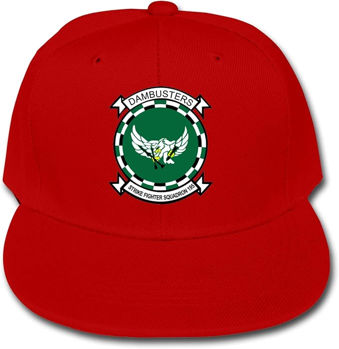 VFA195 'Dambusters' Patch Boys' Baseball Hat Baseball Cap for Kids Red Clothing