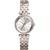 Michael Kors Darci Women's Watch, Stainless Steel and Pavé Crystal Watch for Women