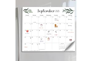 Calendarin Magnetic Fridge Calendar 2026-2027 for Canada, Family Organizer 22 Months from September 2025 through June 2027 fo