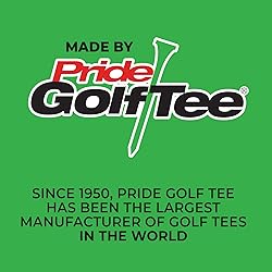 PrideSports PTS Wood Golf Tees | 75 Count, 3-1/4