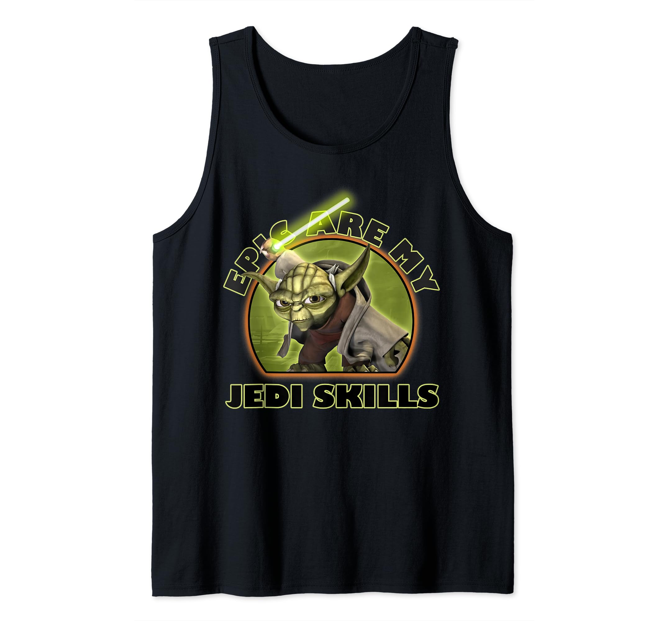 Star Wars: The Clone Wars Yoda Epic Are My Jedi Skills Tank Top