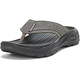 Skechers Men's USA Arch Fit Motley Sd - Rigel Canvas Thong Sandal