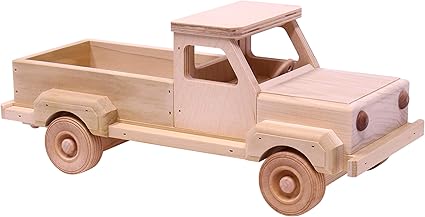 wooden pickup truck toy