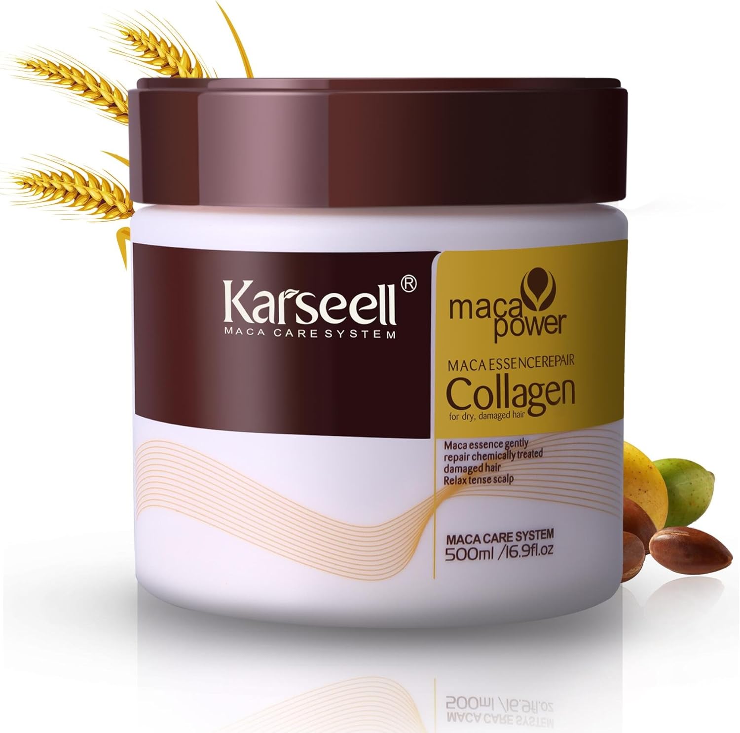 Hair Mask Karseell Collagen 16 9 Oz 500ml Deep Conditioner Coconut