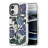 Rosarnnah for iPhone 17 Case Cute - Durable Shockproof 6.6 ft Drop Impact Phone Case - Funny Passiflora Caerulea Design (6.3") Clear