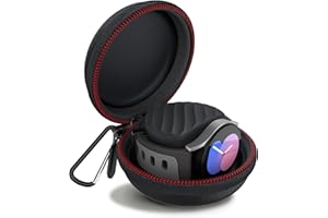 HALLEAST Galaxy Watch 7/6/5/4 Travel Case, Portable Hard EVA Carrying Charger Stand Holder Bag for Galaxy Watch 6 Classic/5 Pro/4 Classic/Active 2 & Active, No Charger