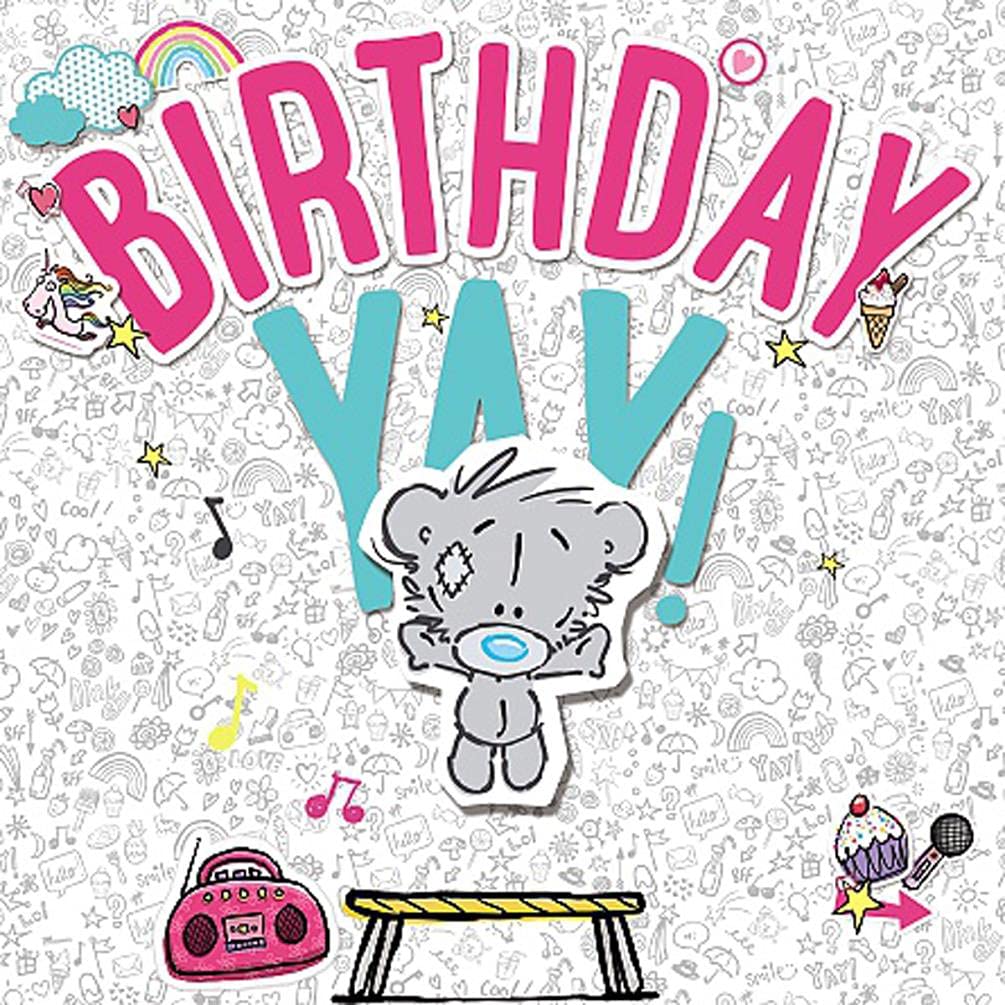 My Dinky Bear Birthday Yay Birthday Card