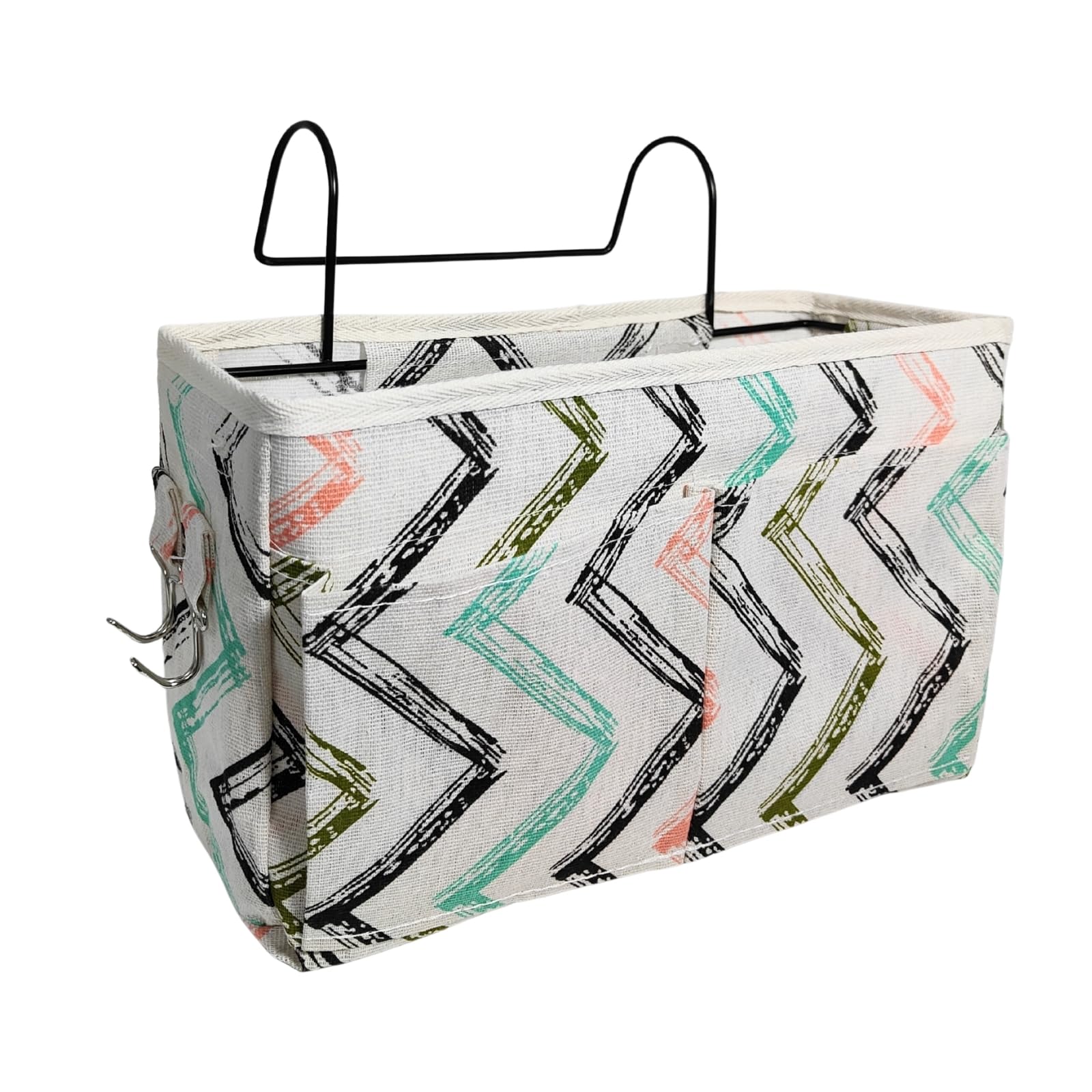 HNJKJEU Bedside Hanging Storage Bed Pockets Baskets Dormitory Bed Organiser Caddy Desktop Storage Rack for Home Office School Dorm Room Bunk Bed (Multicolor)