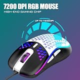 RedThunder 60% RGB Gaming Keyboard and Mouse Combo UK Layout view 5