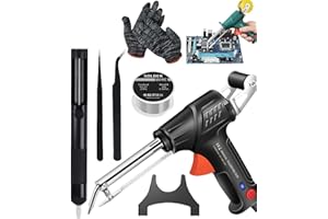 Multi-Function Soldering Iron Soldering Gun Set, 60w External Heating Soldering Gun, Auto Send Tin Soldering Kit for Electron