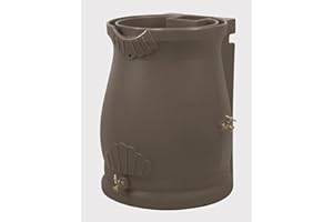GOOD IDEAS. Good Ideas RWURN50-OAK Wizard Urn 50 Rain Barrel, Oak