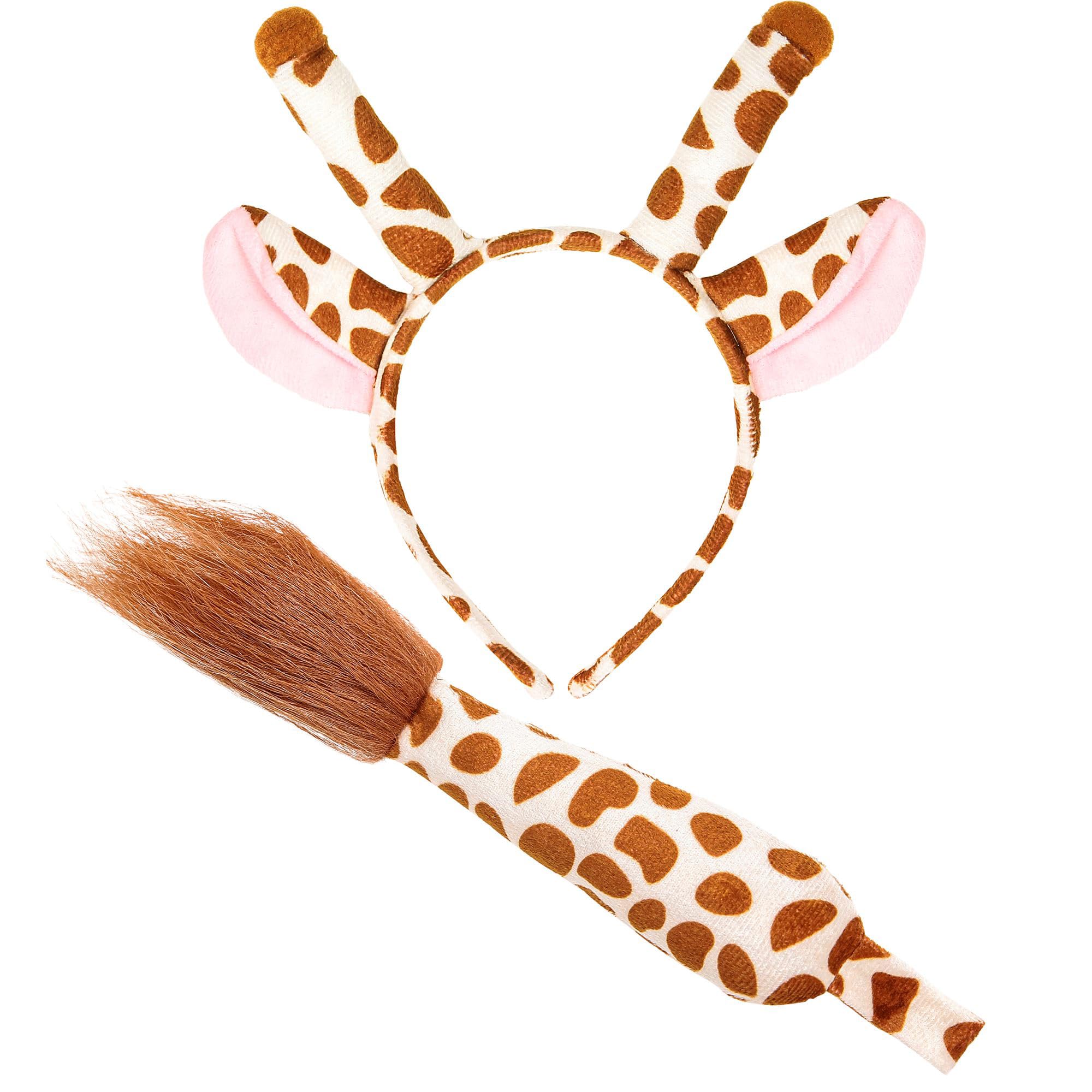 WIDMANN MILANO PARTY FASHION W 09735 Giraffe Fancy Dress Set with Giraffe Ears, Headband and Giraffe Tail, Theme Party, Carnival