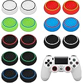16Pcs Controller Thumb Grips Replacement for ps4/ps5, Silicone Joystick Caps, Anti-Slip Anti-Scratch Thumb Grips Caps Cover Analog Stick for Ps5/Ps4