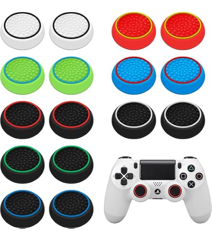 4 in 1 Analog Stick Joystick Rubber Silicone Cap Thumbstick Thumb Grip 4 in 1 Analog Stick Joystick Rubber Silicone Cap Thumbstick Thumb Grip